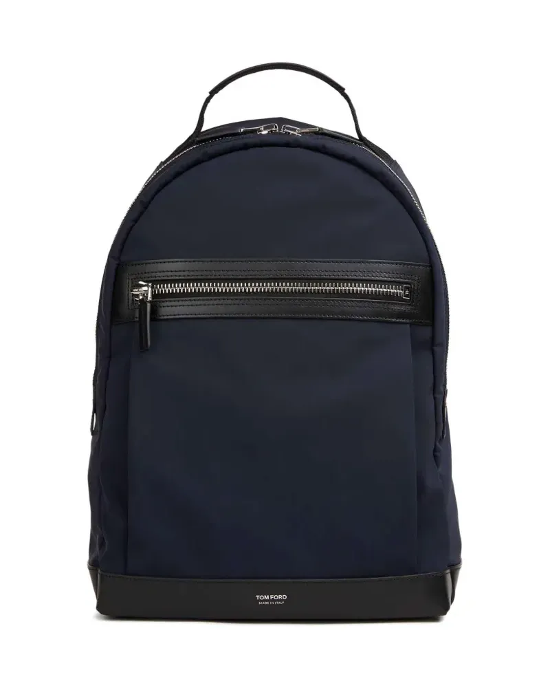 Tom Ford zip backpack - Blau Blau