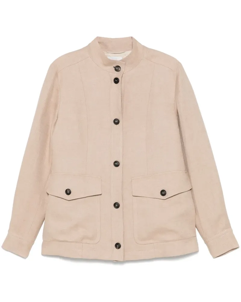Eleventy Jacke aus Leinen - Nude Nude