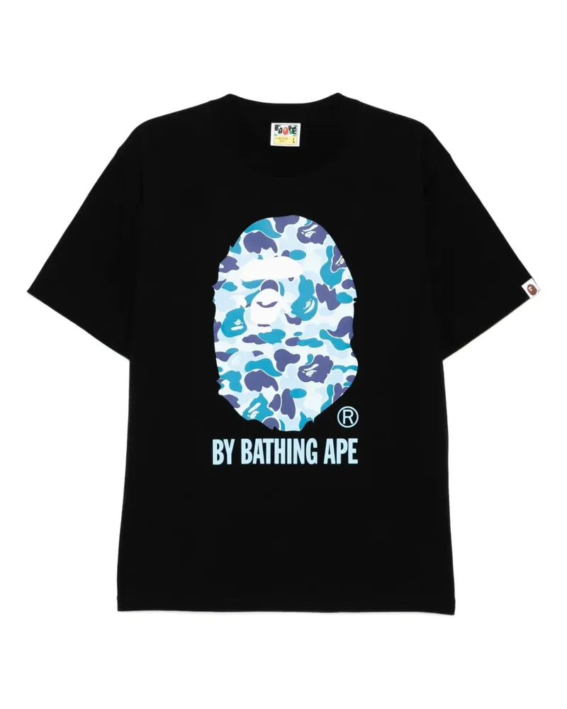 BAPE T-Shirt mit grafischem Print - Schwarz Schwarz