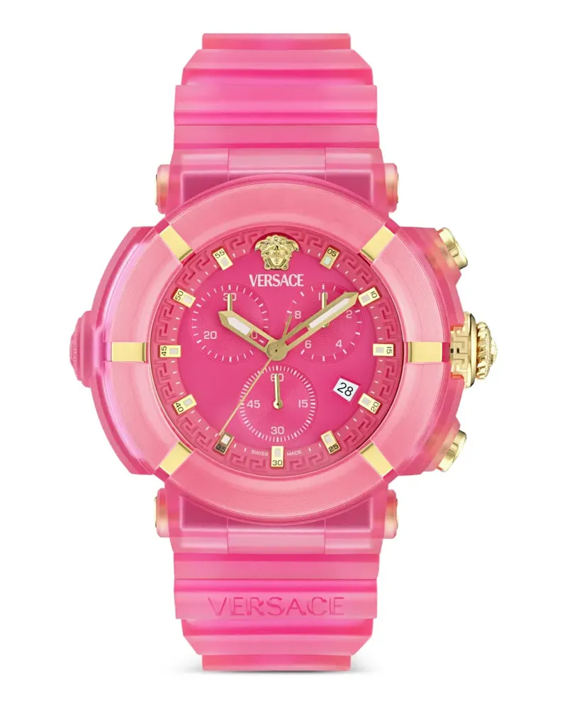 Versace Real Active Chrono 45mm watch - Rosa Rosa