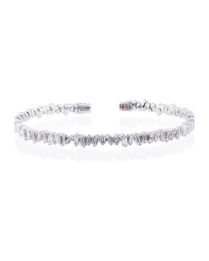 Suzanne Kalan 18kt 'Fireworks' Weißgoldring mit Diamanten Weiß