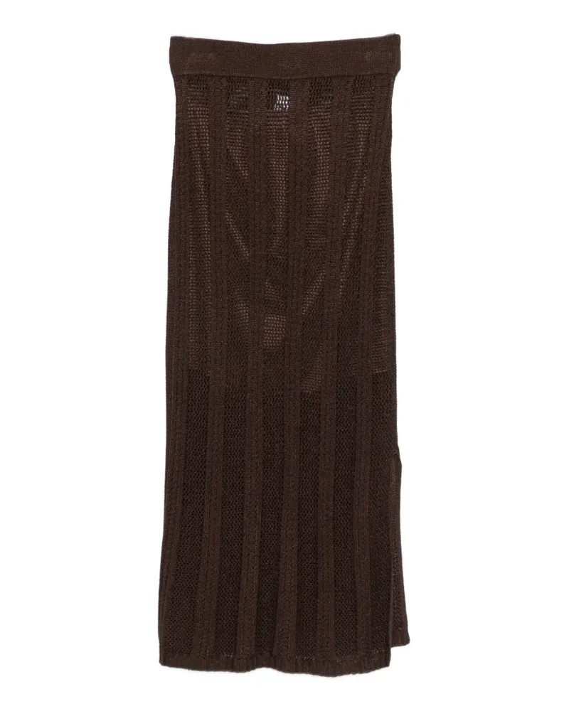 Pennyblack rib-knit skirt - Braun Braun