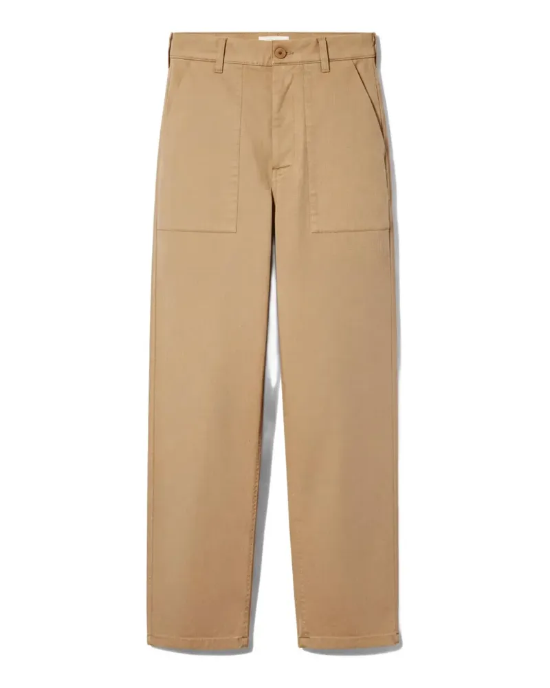 Nili Lotan Earl straight-leg trousers - Nude Nude