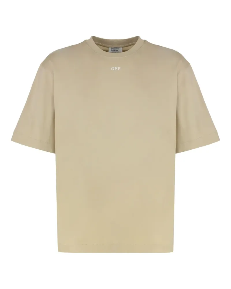 OFF-WHITE T-Shirt mit Pfeilen - Nude Nude