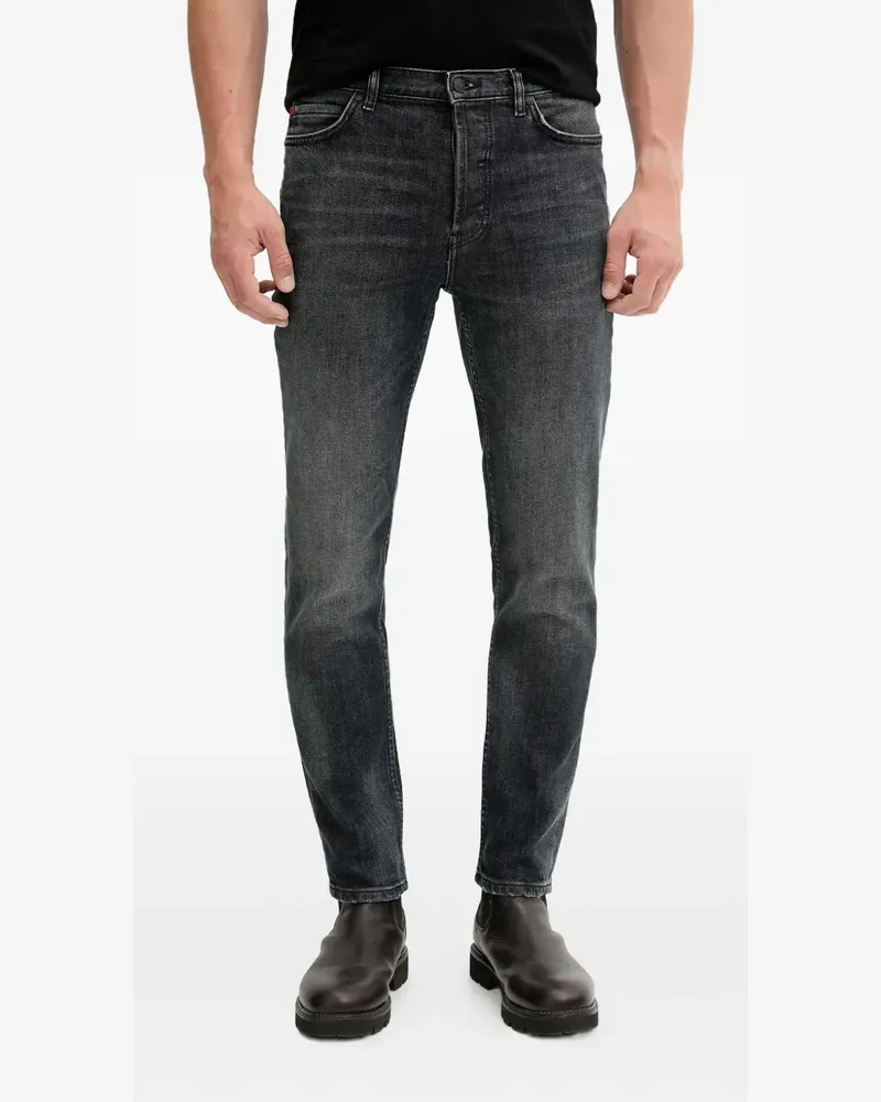 HUGO BOSS Jeans mit geradem Bein - Grau Grau
