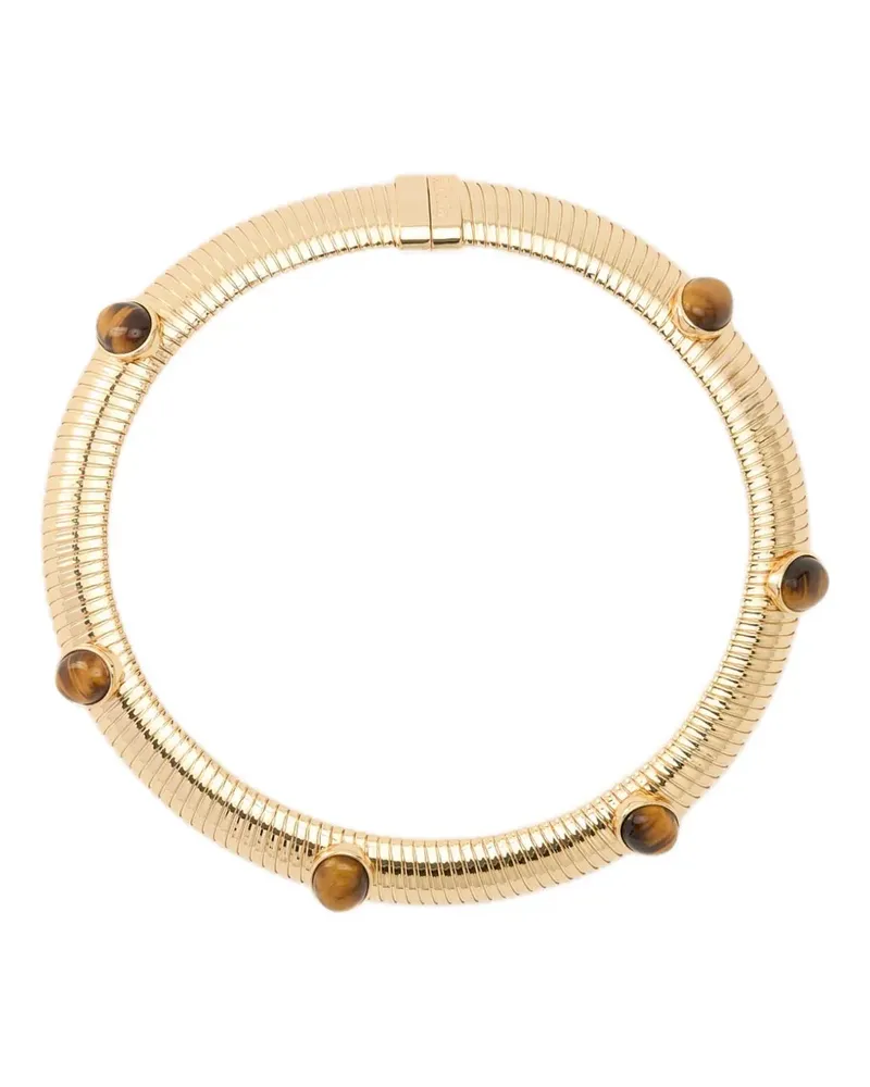 JULIETTA Celeste Halskette mit Tigerauge - Gold Gold