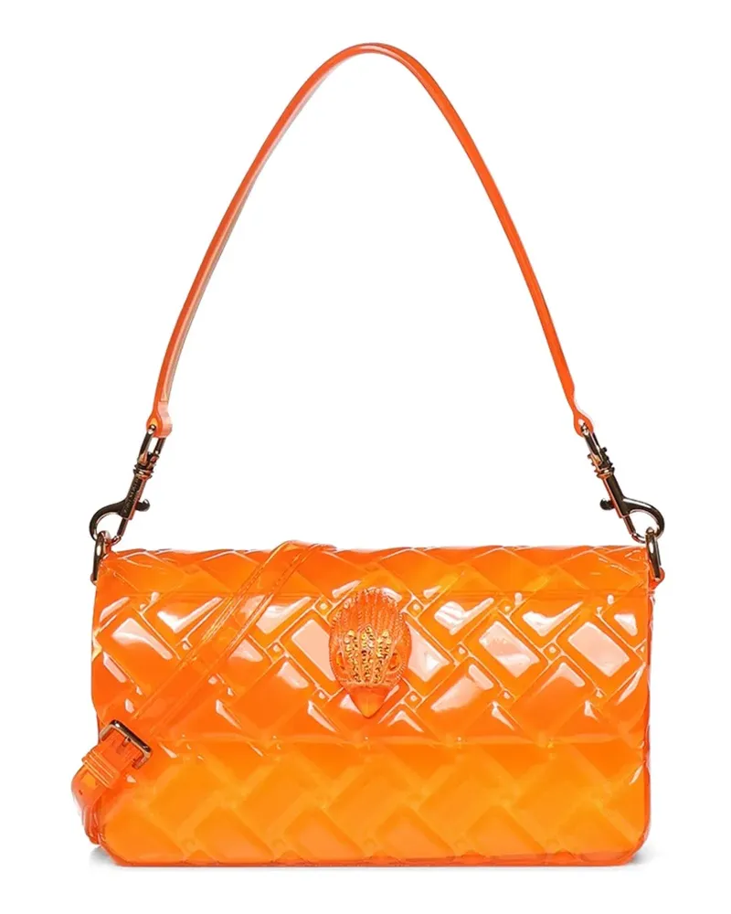 Kurt Geiger Kensington quilted-effect shoulder bag - Orange Orange