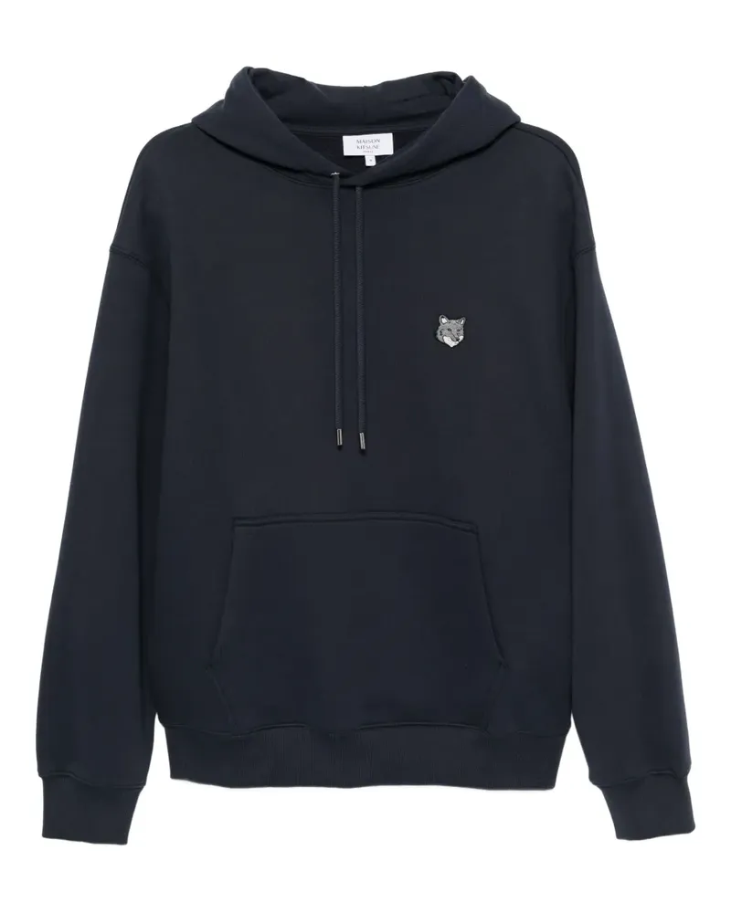 Kitsuné Hoodie mit Logo-Patch - Blau Blau