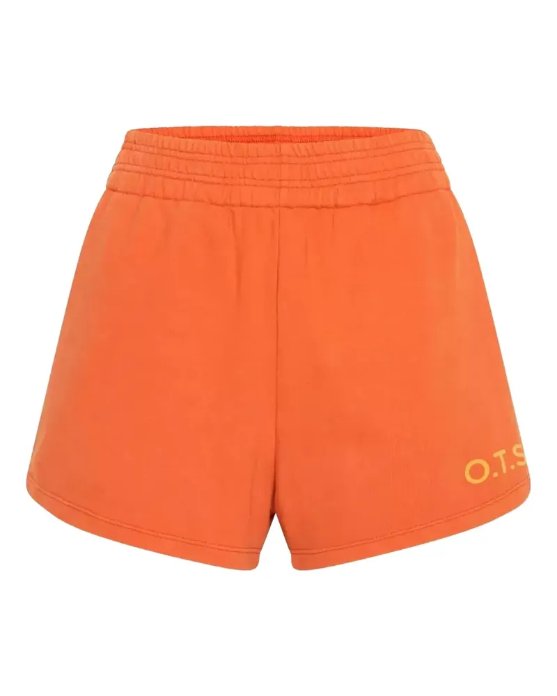 One Teaspoon Hustle elasticated logo shorts - Orange Orange