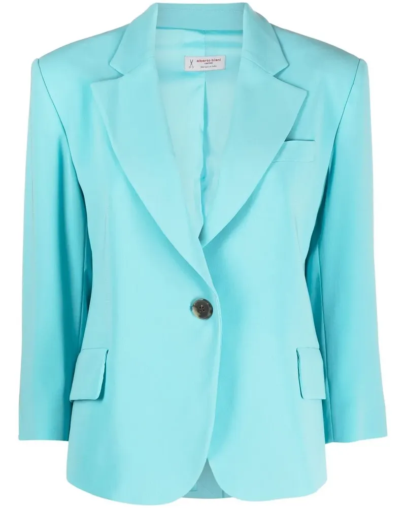 Alberto Biani Einreihiger Blazer - Blau Blau