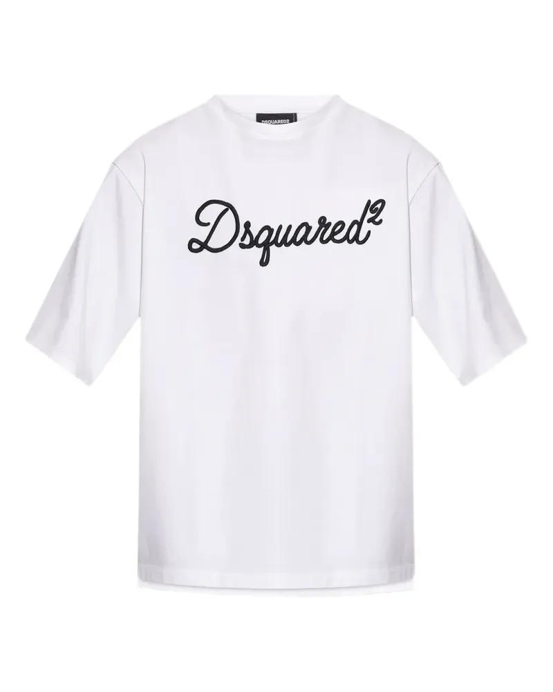 Dsquared2 T-Shirt mit Logo - Weiß Weiß