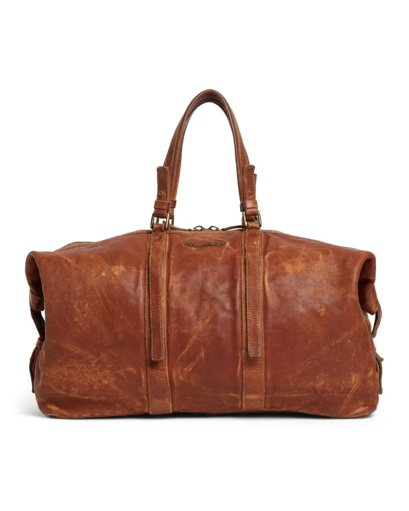 Dsquared2 Reisetasche in Distressed-Optik - Braun Braun