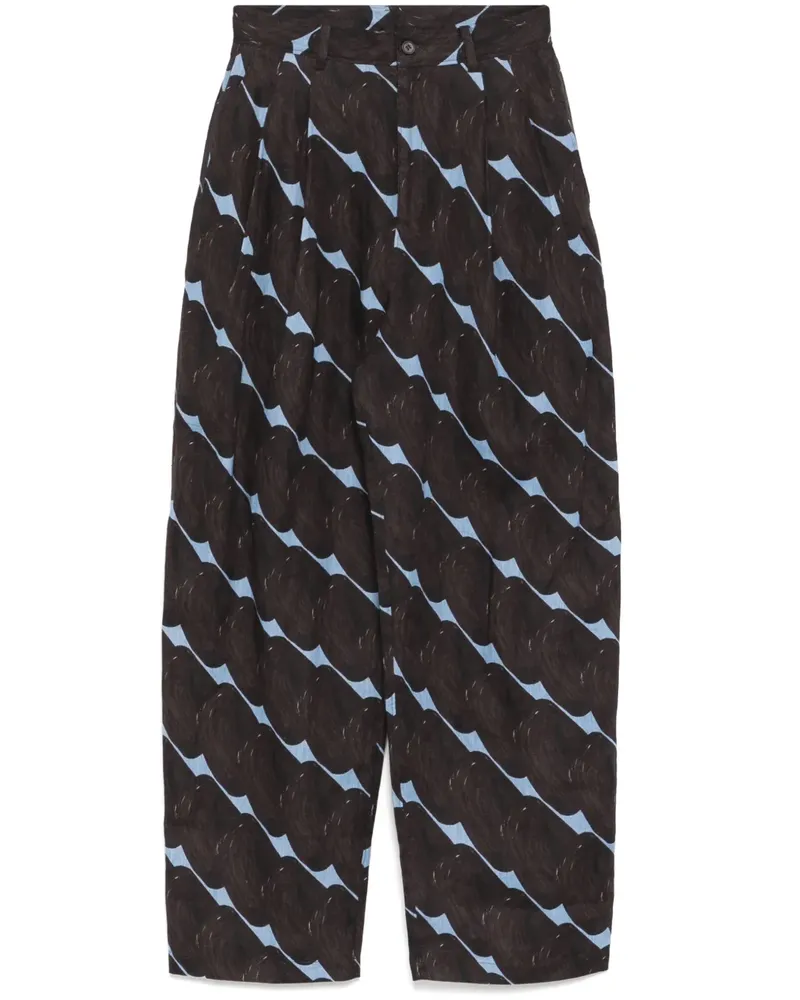 JNBY Tapered-Hose mit Muster-Print - Braun Braun