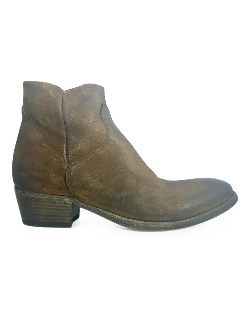Pantanetti Cowboy-Boots aus Wildleder - Braun Braun
