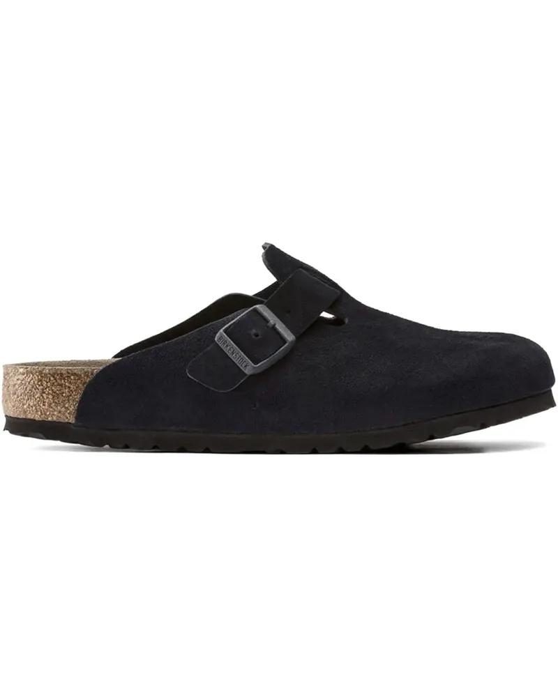 Birkenstock Boston Pantoletten - Blau Blau