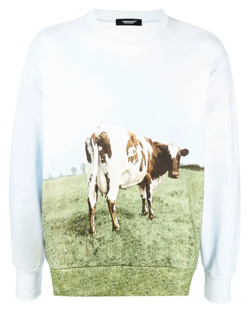 Undercover Sweatshirt mit Foto-Print - Blau Blau