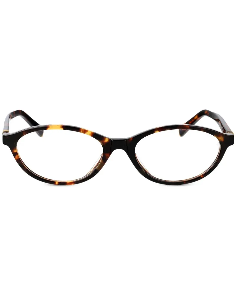 Miu Miu Brille mit Cat-Eye-Gestell - Braun Braun