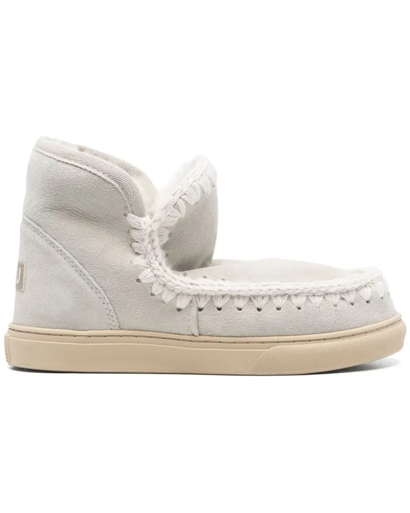 Mou Stiefel aus Wildleder - Grau Grau