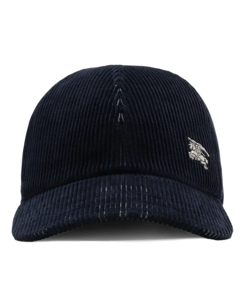 Burberry Baseballkappe aus Cord - Blau Blau
