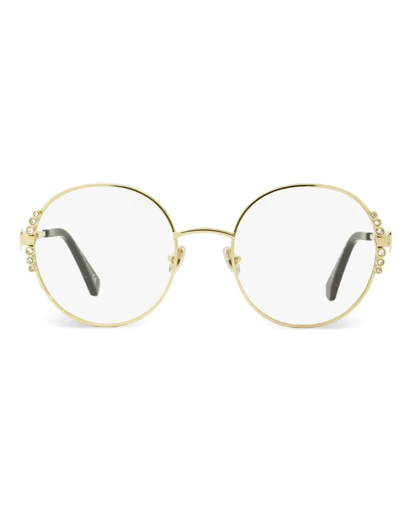 Roberto Cavalli Brille mit rundem Gestell - Gold Gold