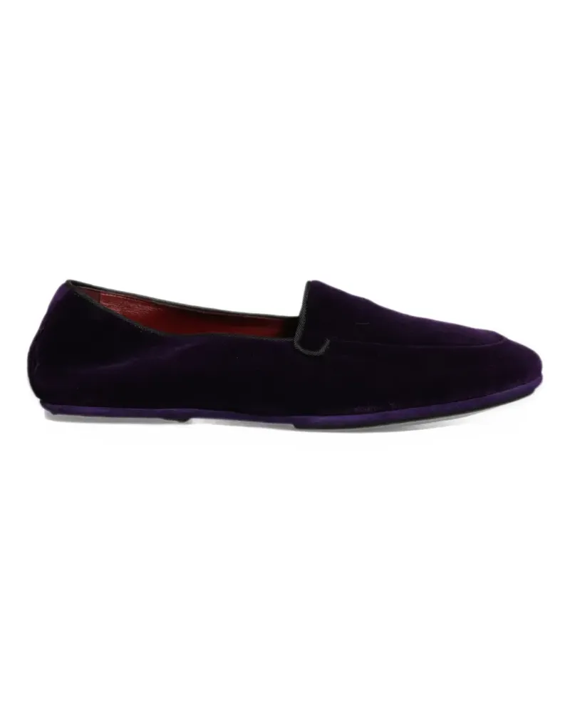 Dolce & Gabbana Loafer aus Samt - Violett Violett