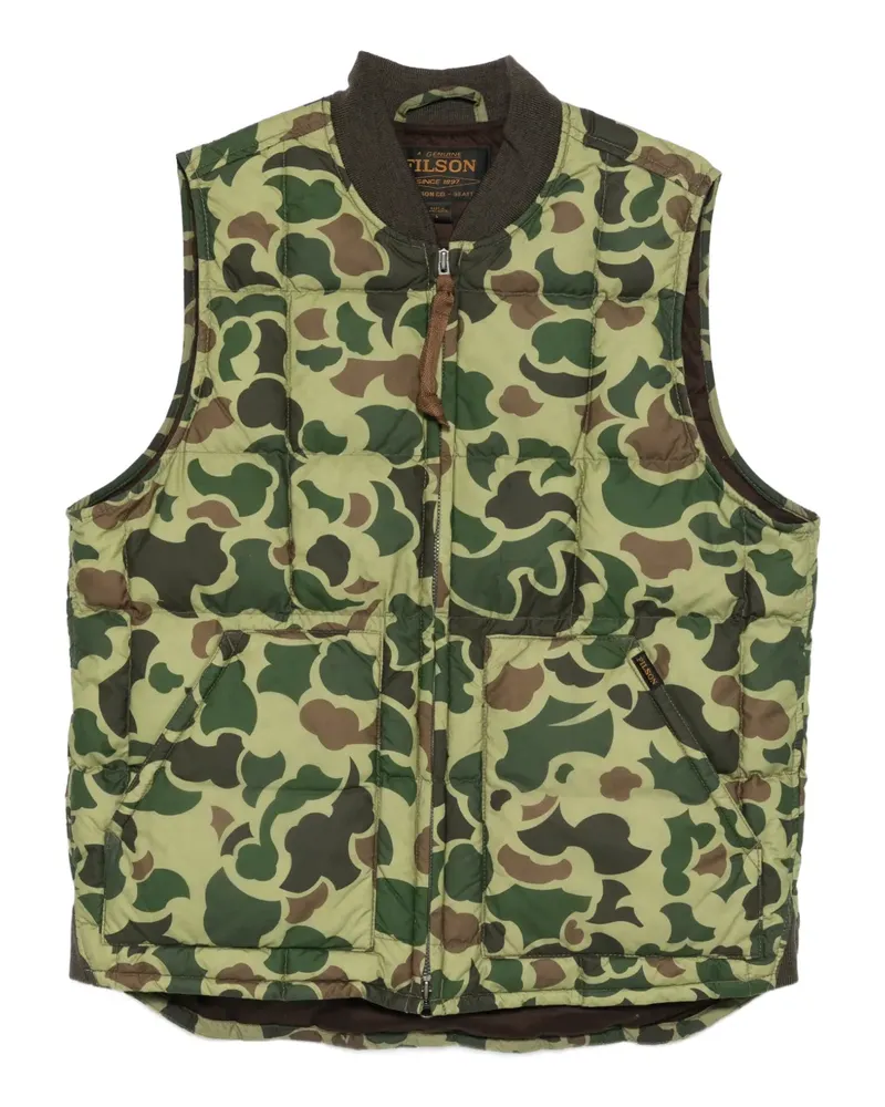 Filson camouflage-pattern quilted jacket - Grün Grün