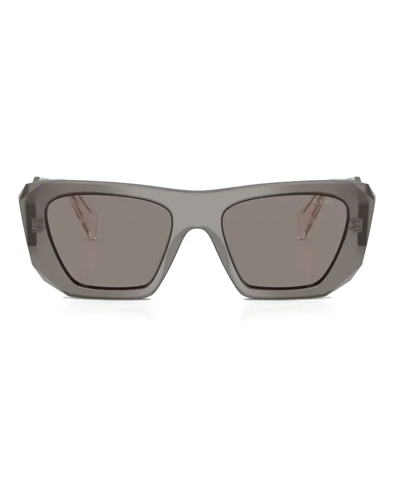 Prada Symbole geometric-frame sunglasses - Grau Grau