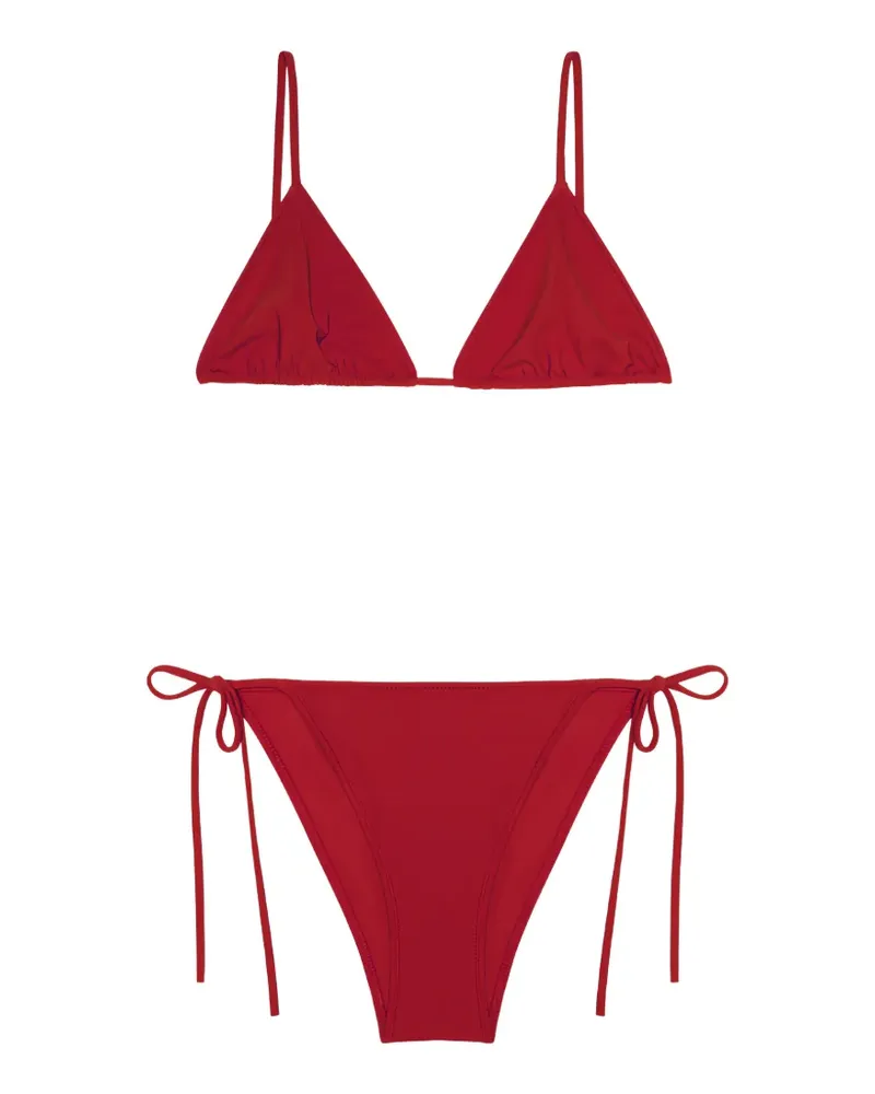 LIDO Venti triangle-cup side-tie bikini - Rot Rot