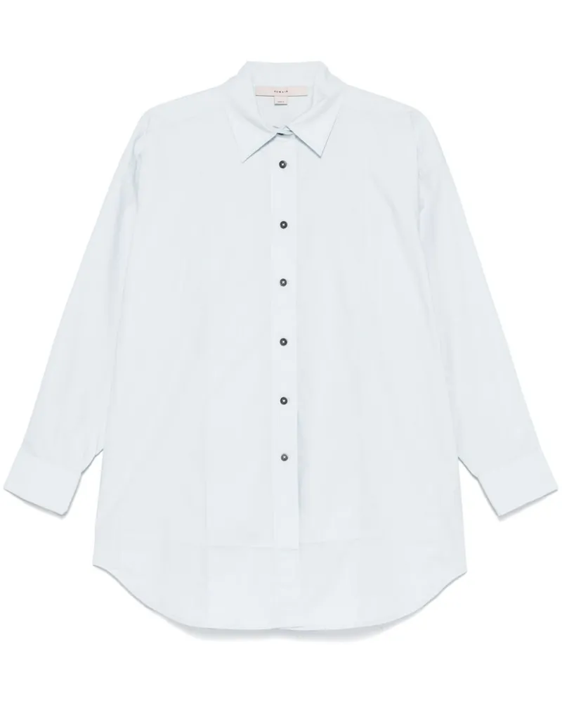 REMAIN Hemd mit Biesendetail - Blau Blau