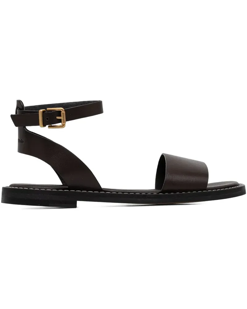 Marc O'Polo Sandalen mit Knöchelriemen - Braun Braun