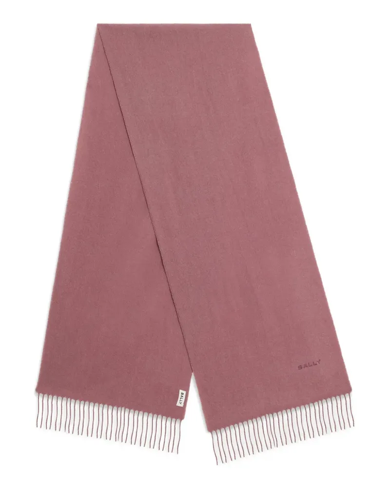 Bally Schal mit Fransen - Rosa Rosa