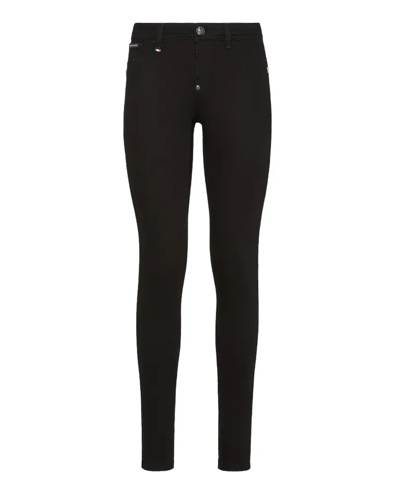 Philipp Plein Skinny-Jeans - Schwarz Schwarz