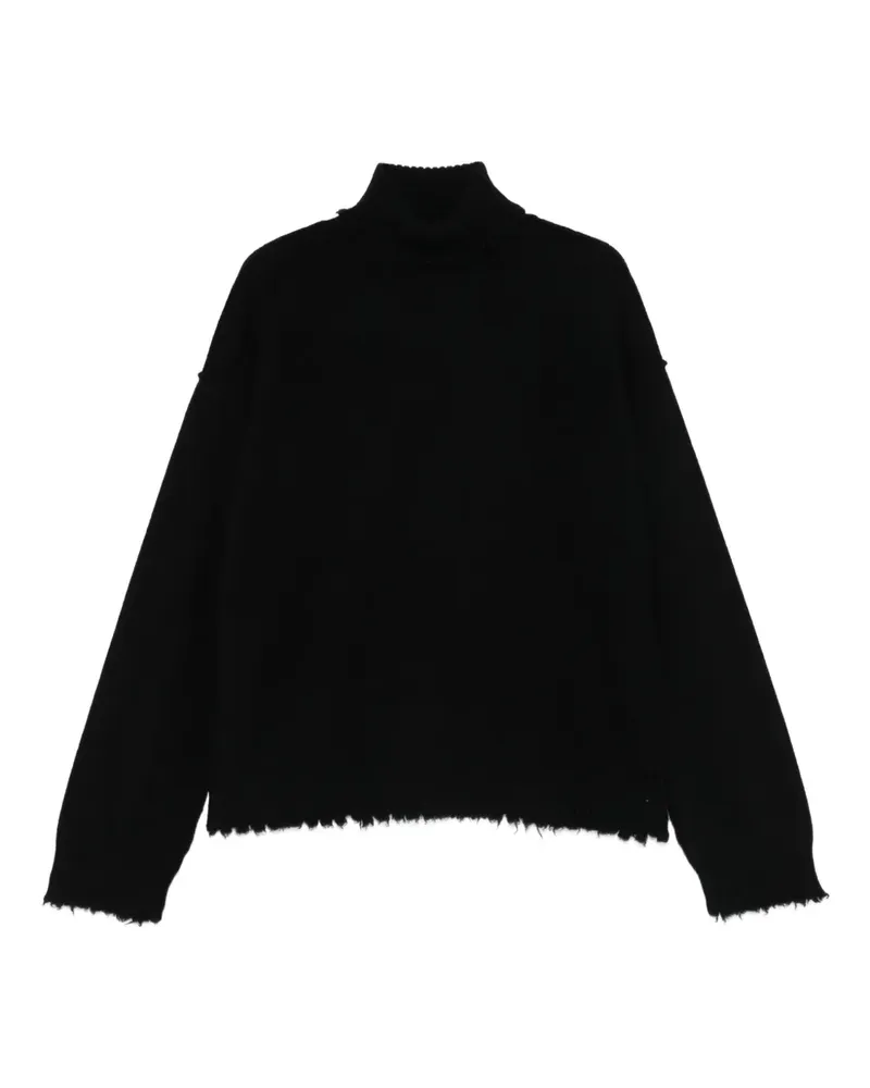 Uma Wang Klassischer Kaschmirpullover - Schwarz Schwarz