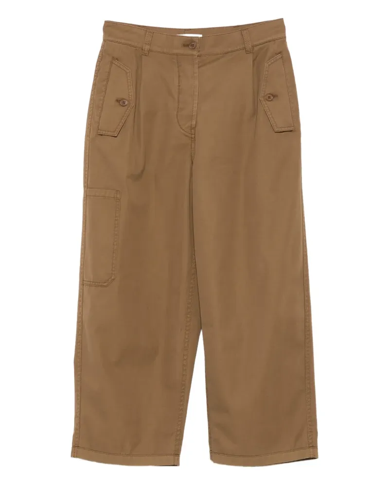The Row Klassische Cropped-Hose - Braun Braun