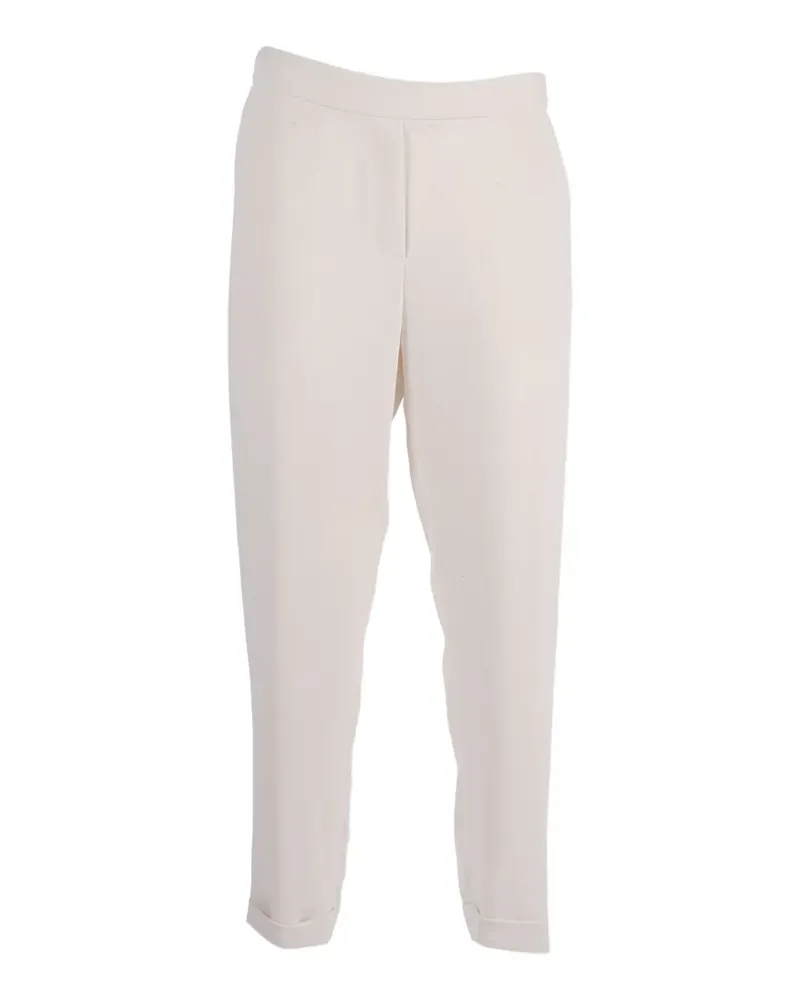 P.A.R.O.S.H. P.A.R.O H. Panty elasticated-waistband turn-up trousers - Nude Nude
