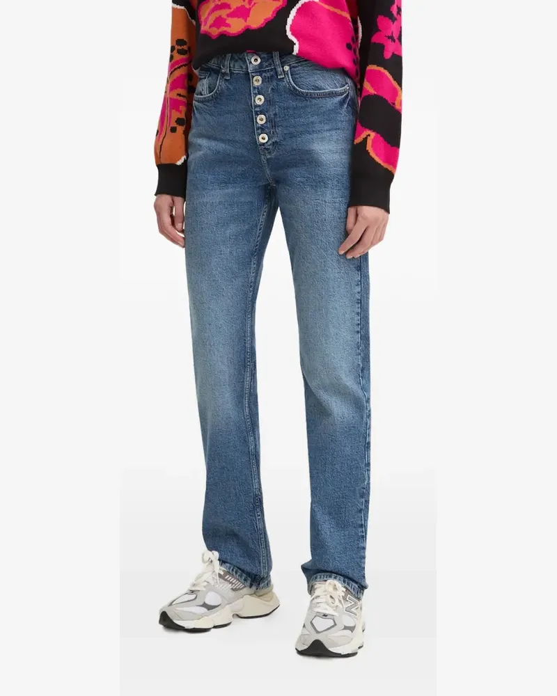 Karl Lagerfeld button front jeans - Blau Blau