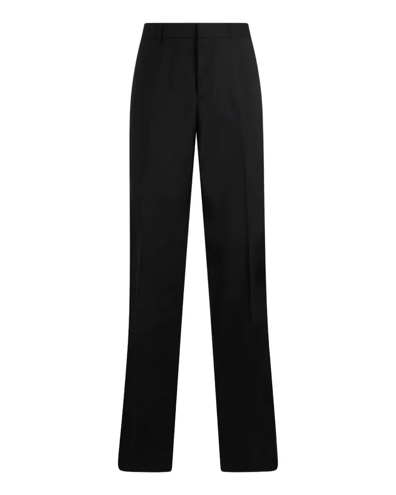 Moschino welt-pocket straight-leg trousers - Schwarz Schwarz