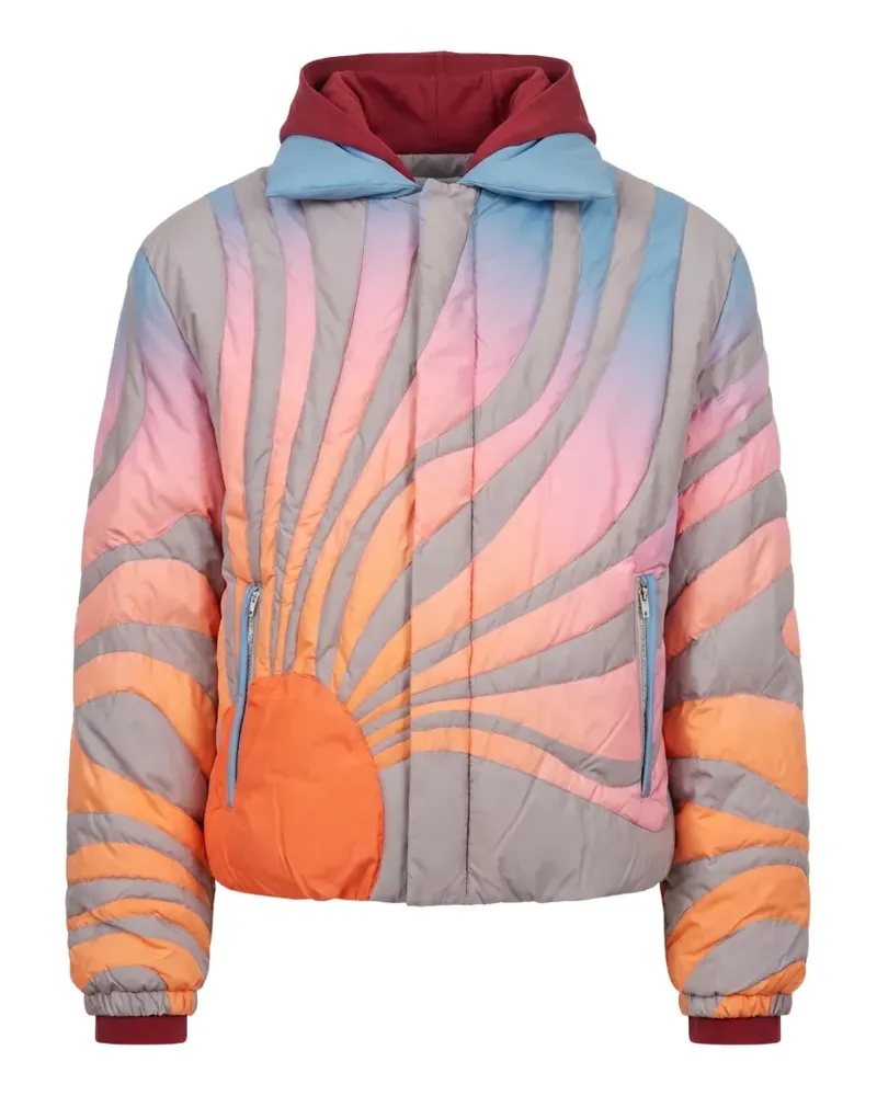 ERL Gesteppte Sun Bomberjacke - Grau Grau
