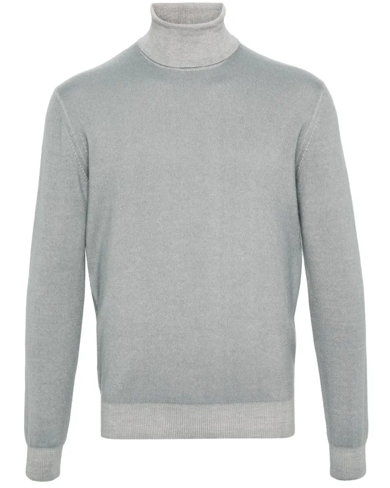 Dell'oglio Gestrickter Rollkragenpullover - Grau Grau