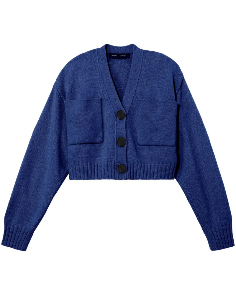 Proenza Schouler Sofia Cardigan - Blau Blau