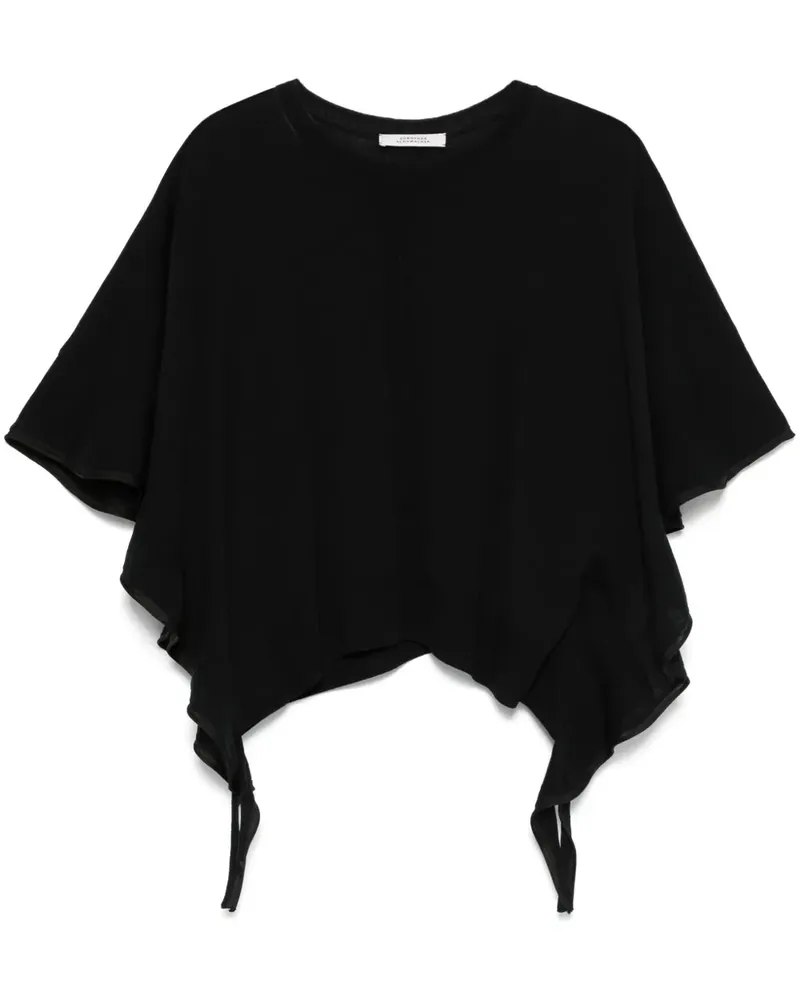 Dorothee Schumacher Top mit Rüschen - Schwarz Schwarz