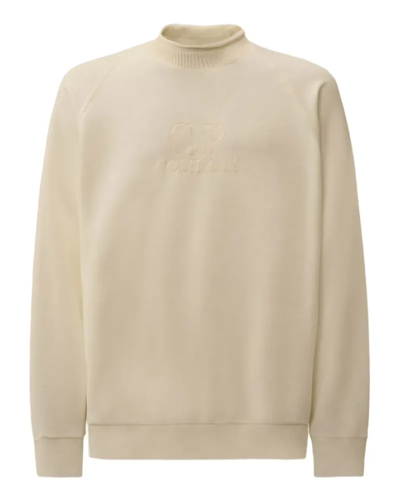 C.P. Company raglan-sleeve embroidered-logo sweater - Weiß Weiß
