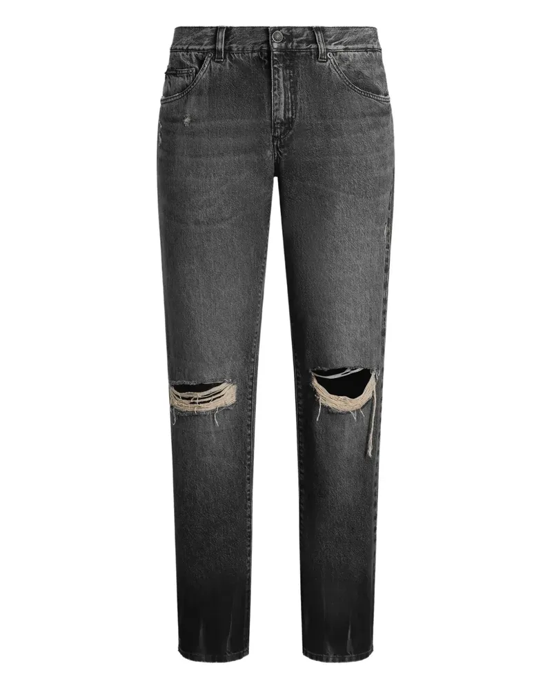 Dolce & Gabbana Jeans im Distressed-Look - Grau Grau