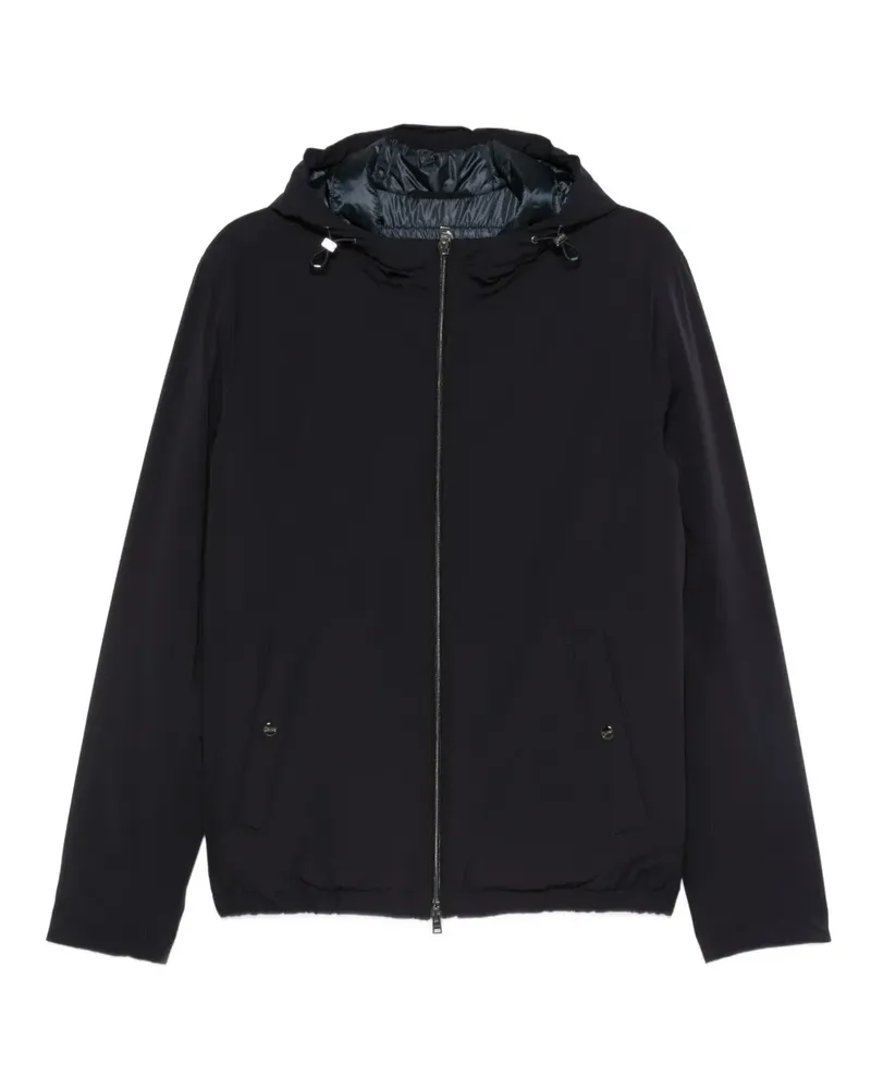 Herno Kapuzenjacke mit Reißverschluss - Blau Blau
