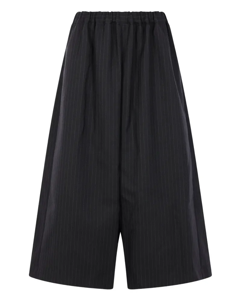 Comme des Garçons pinstripe elasticated trousers - Schwarz Schwarz