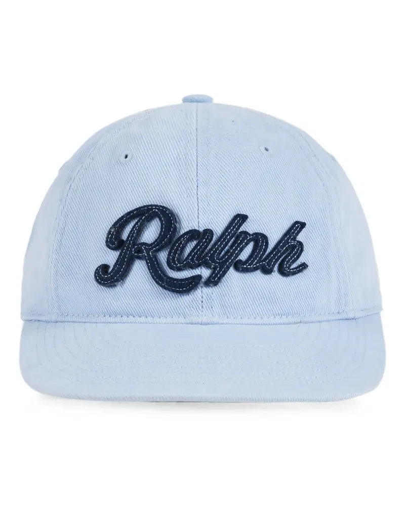 Ralph Lauren logo-patch baseball cap - Blau Blau