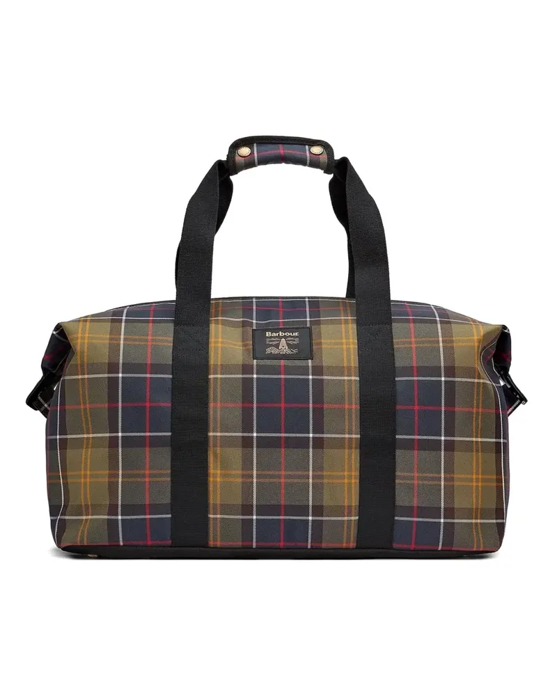 Barbour checked travel bag - Grün Grün