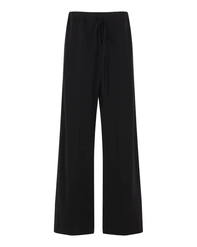 PLAN C Palazzohose mit Kordelzug - Schwarz Schwarz