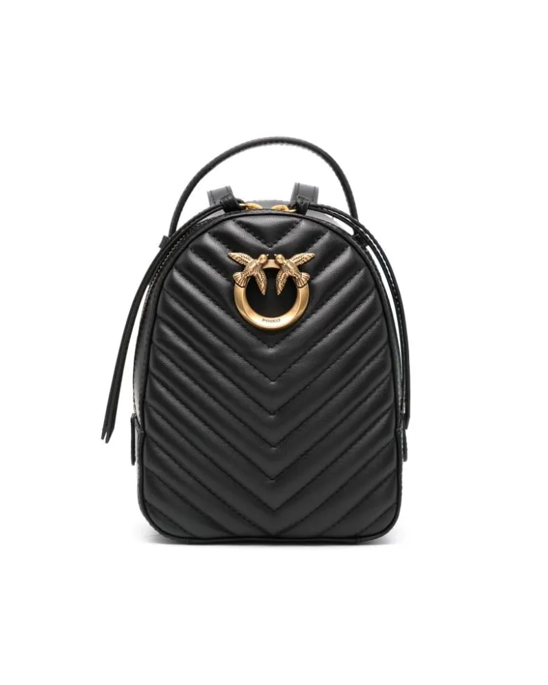 Pinko Love Click Mini-Tasche - Schwarz Schwarz