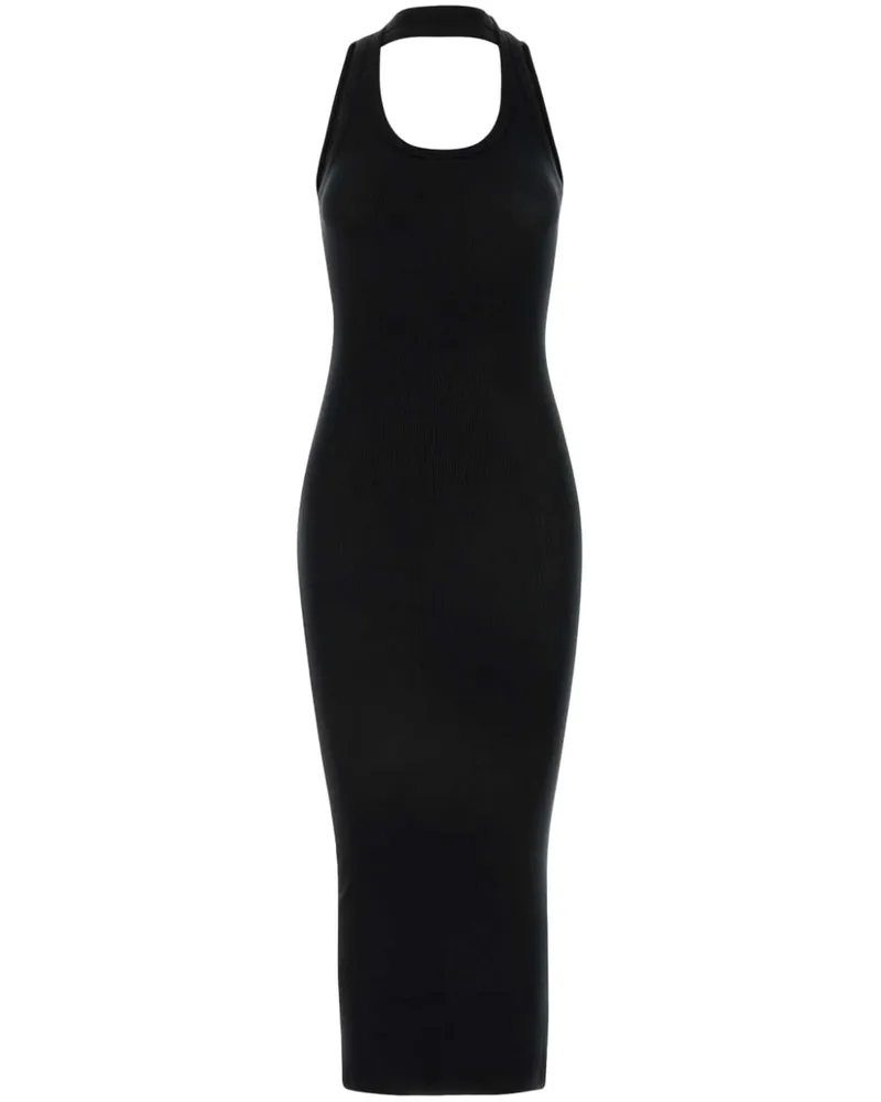 COPERNI Geripptes Maxikleid - Schwarz Schwarz